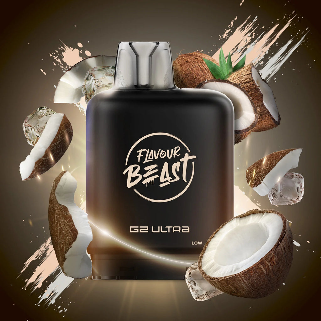 Buy Flavour Beast Level X 50K Pods – Crushin’ Coconut 20 mg Canada