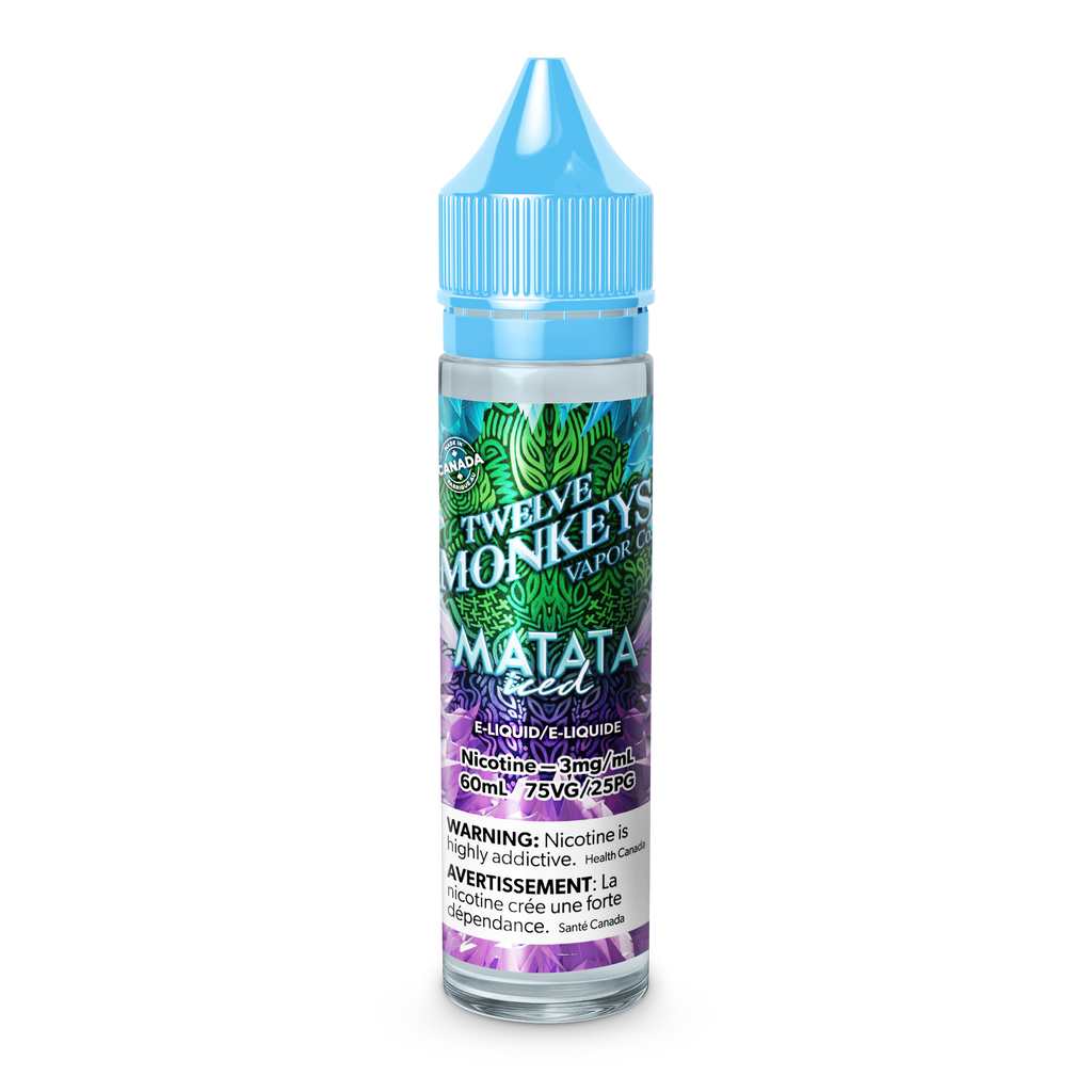 12 Monkeys Ice Age 60 ml (Freebase) - vapecave.ca