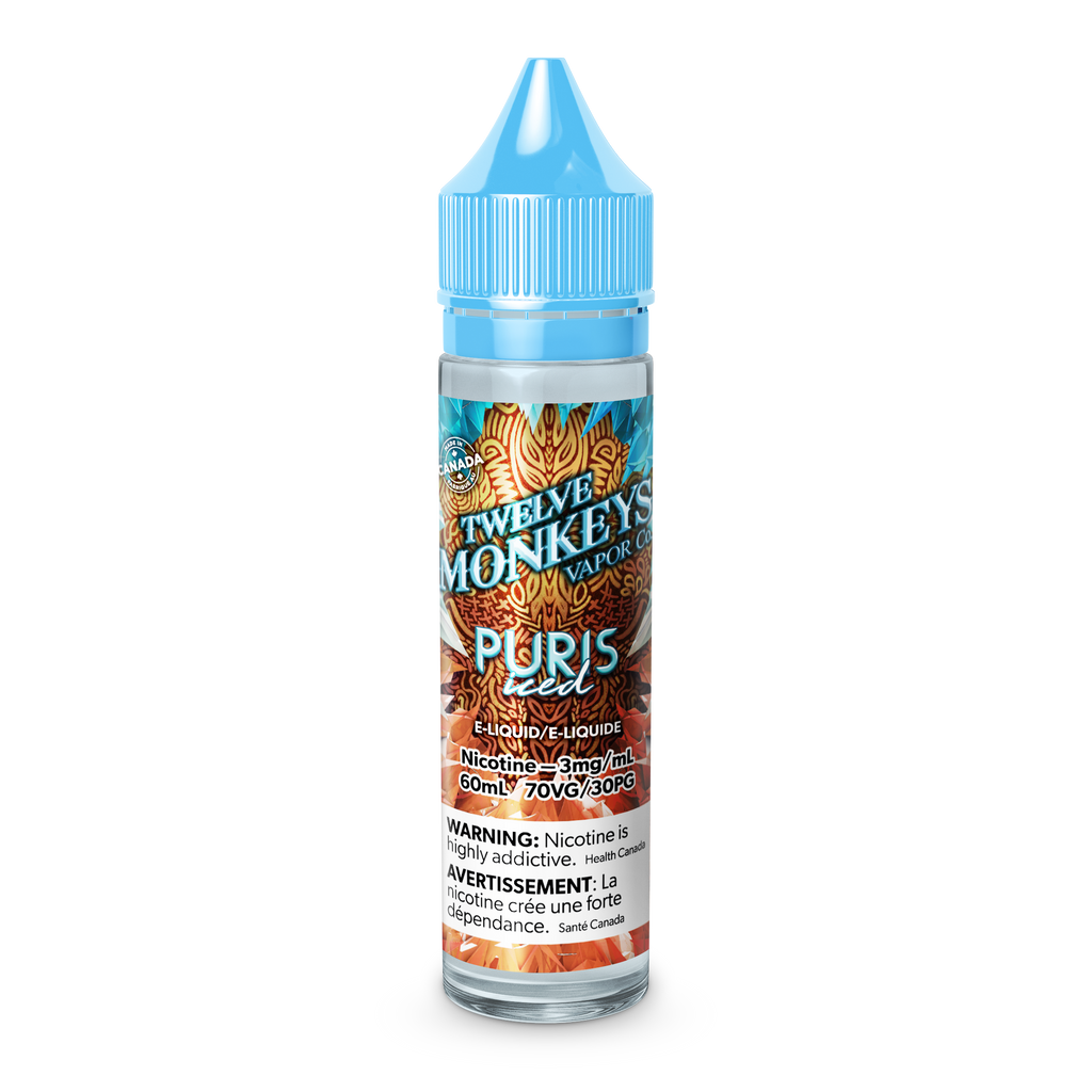 12 Monkeys Ice Age 60 ml (Freebase) - vapecave.ca